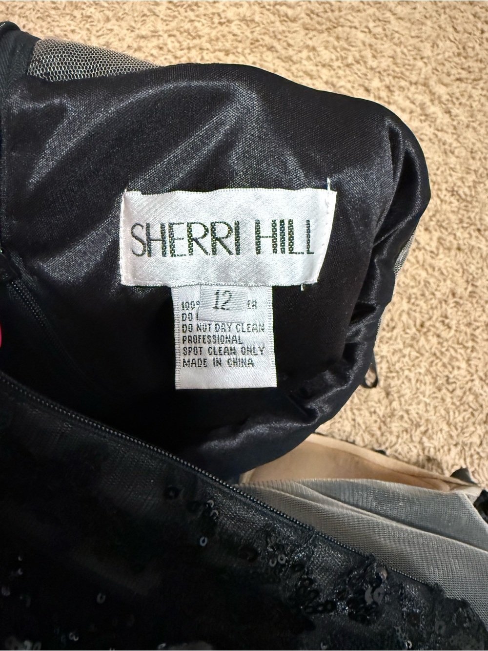 Sherri Hill Black Dress - Picture 7 of 7